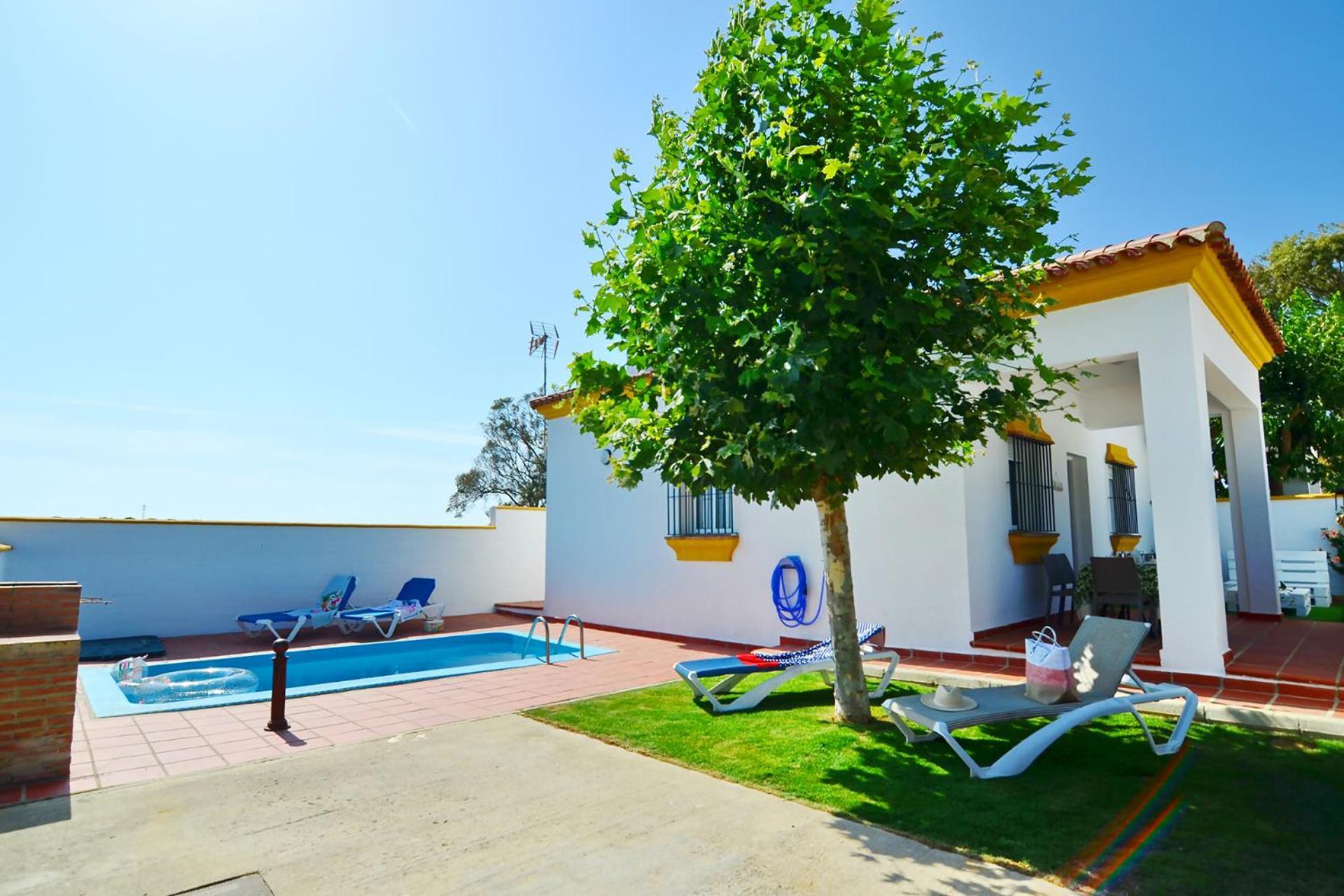 Chalet Chaparrillo Conil Alquileres Atardecer 加的斯 外观 照片